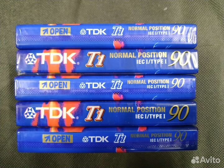 Аудиокассеты новые TDK T1-90EA