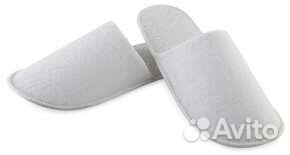 Махровые одноразовые тапочки отель