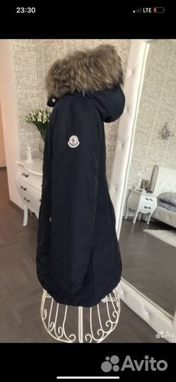 Пуховое пальто Moncler для девочки 158 рост