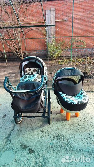 Детские коляски 2 в 1 на больших колесах