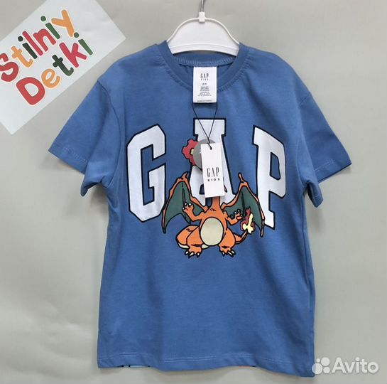 Новый детский костюм Gap Pokemon с шортами