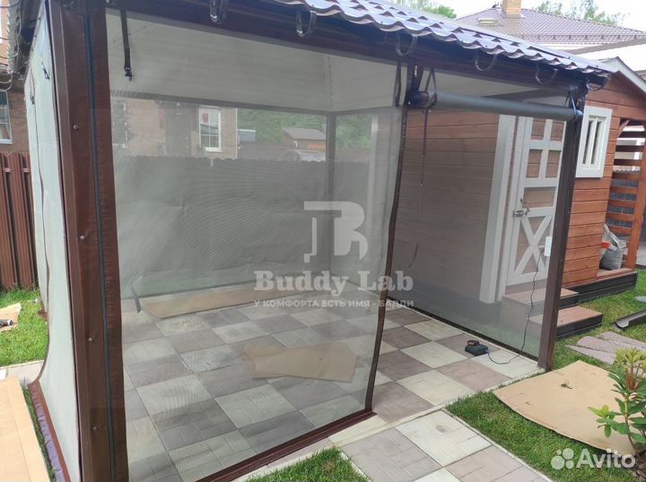 Мягкие окна с москитными пвх сетками