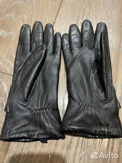 Перчатки женские кожаные новые размер 8.5