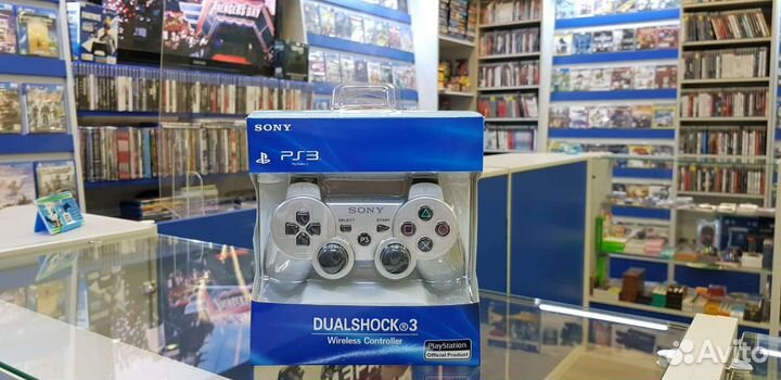 Геймпад playstation 3 белый