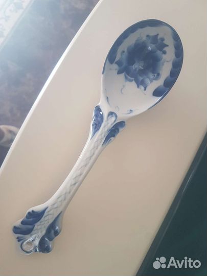 Ложка гжель подарочная большая 28 см