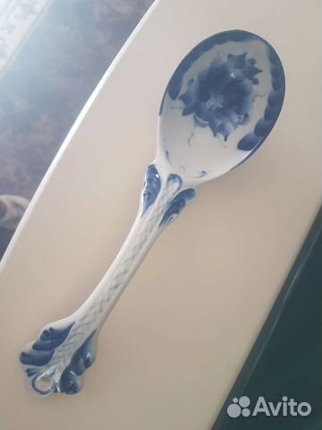 Ложка гжель подарочная большая 28 см