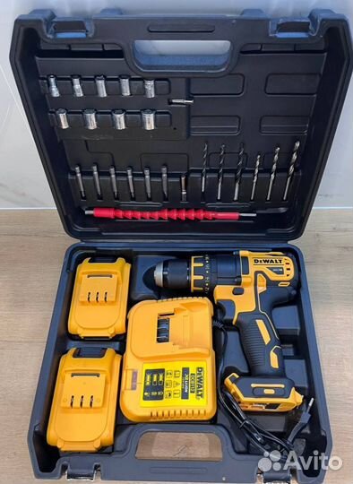 Шуруповерт dewalt dcd 771 ударный + набор