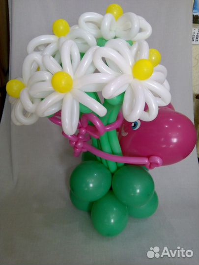Цветы из шаров