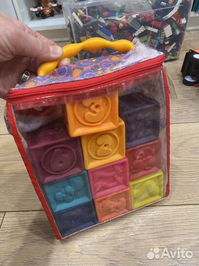 Кубики мягкие b toys battat