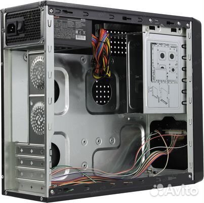 Корпус ExeGate EX280449RUS Micro-ATX 350W Slim Min