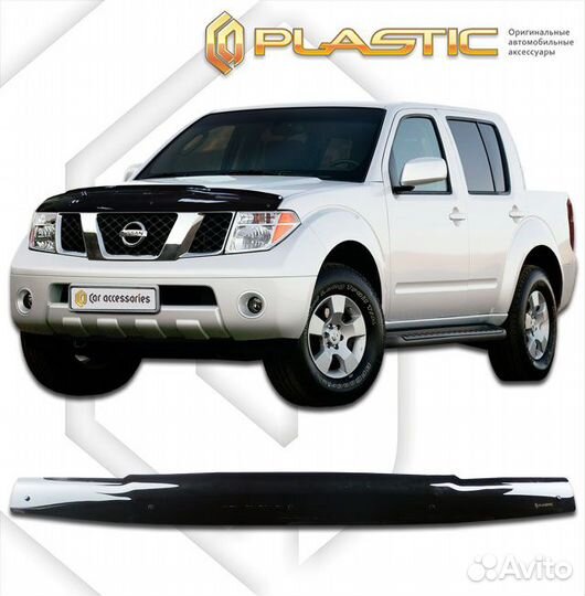 Дефлектор капота Nissan Navara 2005-2010