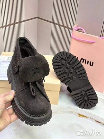 Ботинки Miu Miu Осень женские Размер 36-40