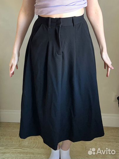 Юбка Sela длинная черная