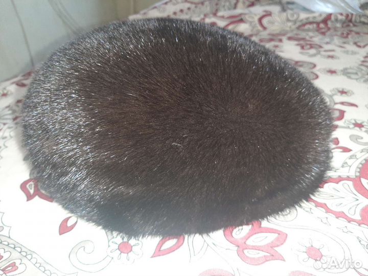 Норковая мужская шапка