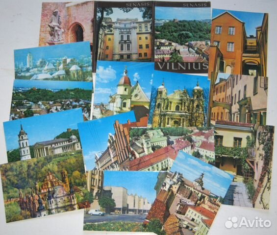 Наборы открыток Vilnius, Narva, По Калмыкии СССР