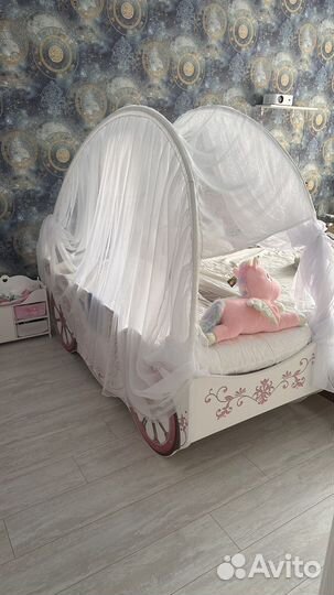 Детская кровать карета