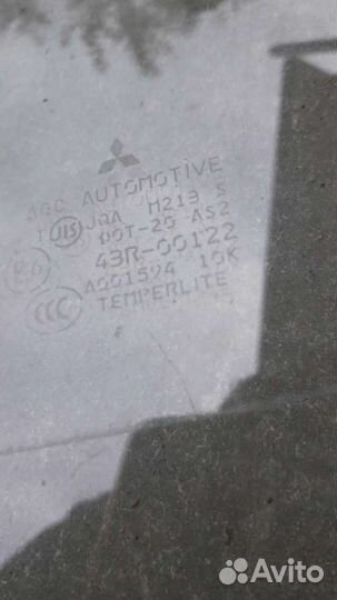 Mitsubishi lancer 10 стекло заднее левое