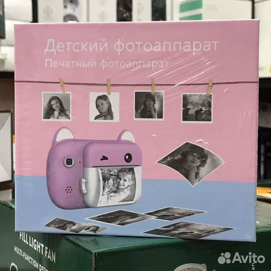Детский фотоаппарат с моментальной печатью