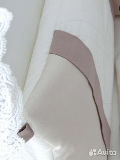 Бортики в кроватку+одеяло+простыня на резинке