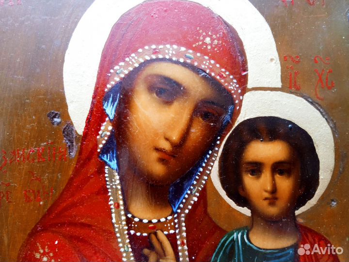 Икона казанская божья матерь, 19 век