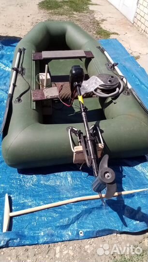 Лодка пвх с электромотором и аккумулятором