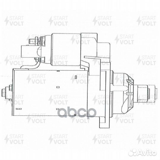 Стартер для а/м VAG Passat B6 (05) /Touran (03