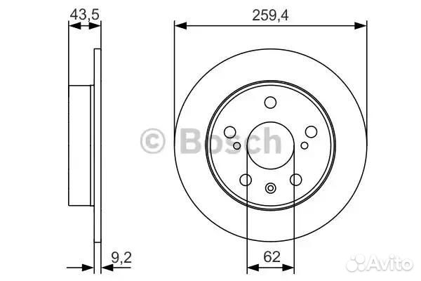 Диск тормозной