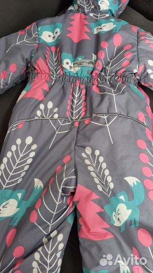 Зимний комбинезон для девочки 86