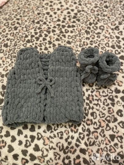 Пледы, пенетки, желетки из пряжи ализе пуффи