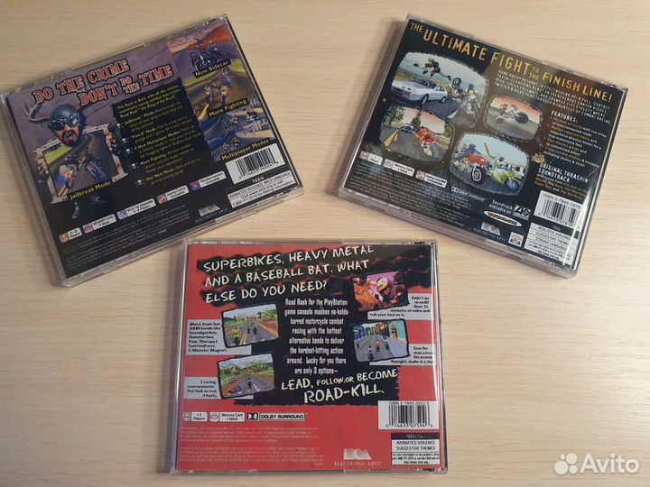 Road Rash ps1 PlayStation PS one пс1