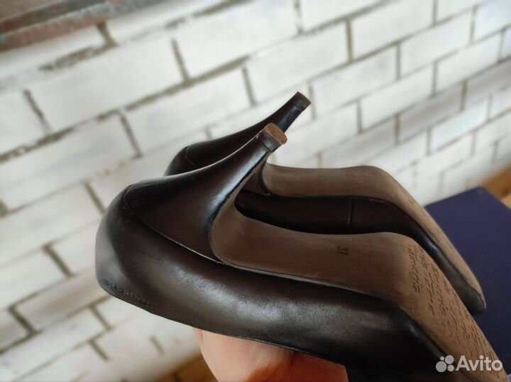 Туфли кожаные черные 36 размер
