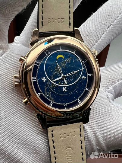 Золотые наручные мужские часы Patek Philippe