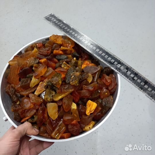 Янтарь полуобработаный для творчества