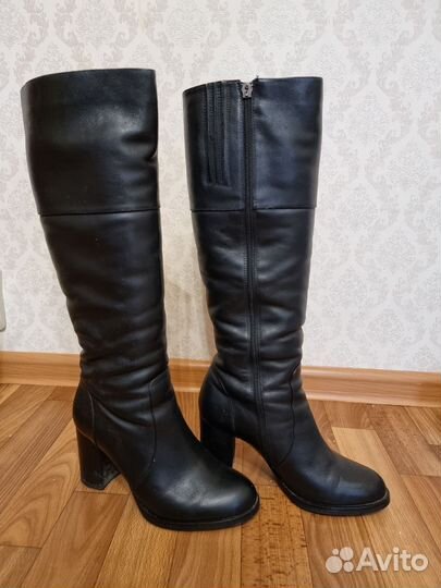 Сапоги зимние женские 37 размера бу