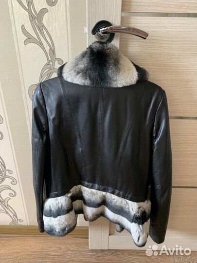 Куртка кожаная женская 44 размер