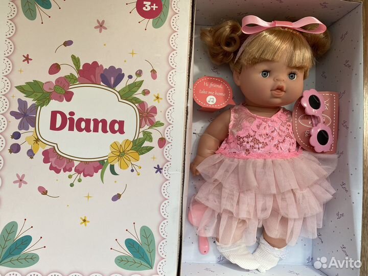Кукла пупс девочка говорящая новая
