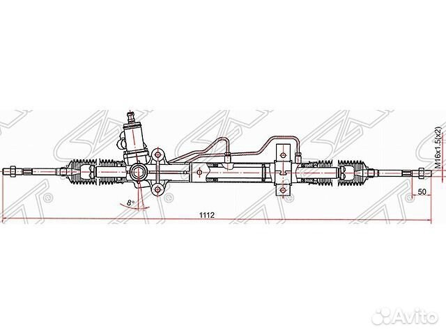 Рейка рулевая Sportage Tucson