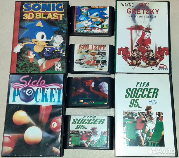 Картриджи sega (из 90-х, бигбокс, мидбокс), книги