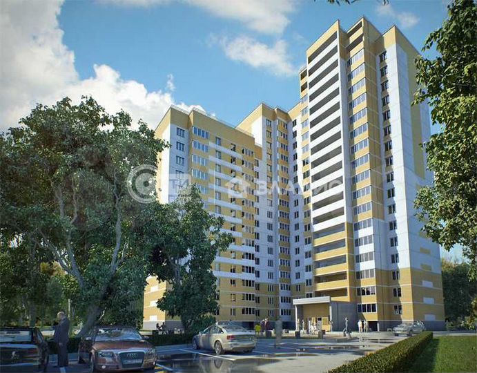 2-к. квартира, 73,6 м², 13/16 эт.