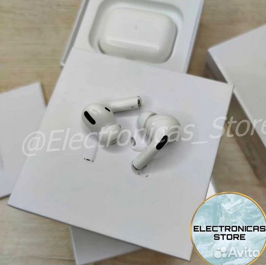 Airpods Pro Наушники Светло-Снежные