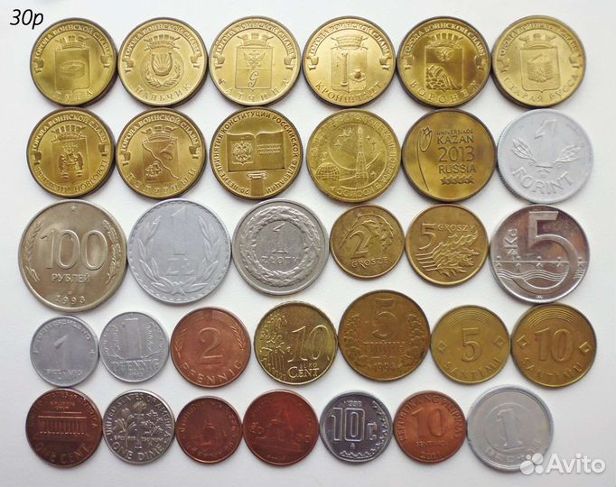 Монеты разных стран