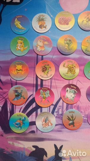 Фишки Сотки Кэпсы Покемон