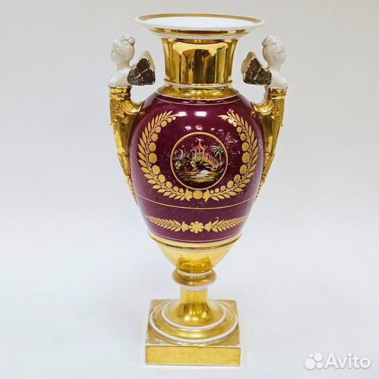 Ваза Ампир старый Париж No.7697