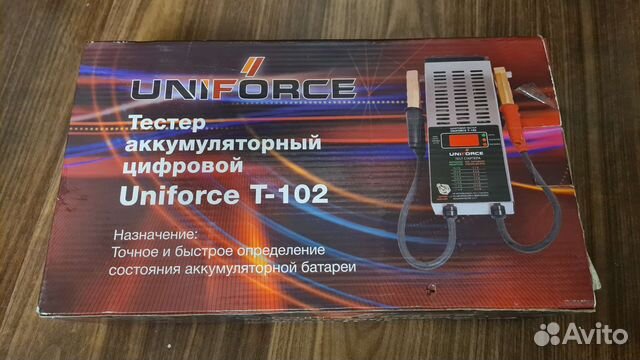 Тестер для аккумуляторов Uniforce T-102