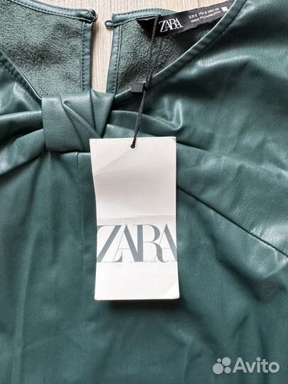 Кожаная кофта Zara