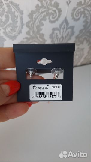 Серьги/крестики, 2 в 1, guess, оригинал