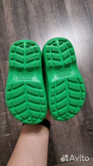 Резиновые сапоги crocs 24/ c7 14см стелька