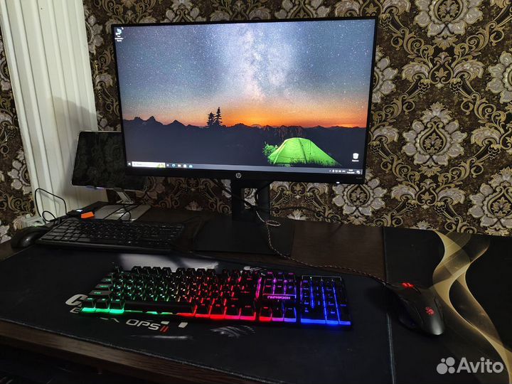 Игровой компьютер с монитором 144 гц