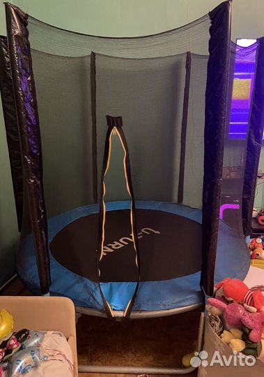 Детский батут с сеткой