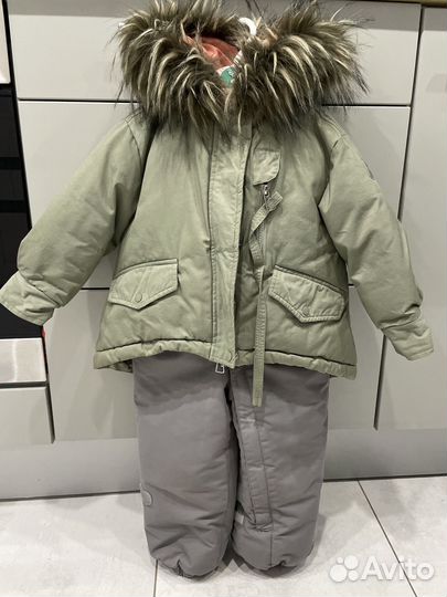 Детский теплый костюм куртка и штаны
